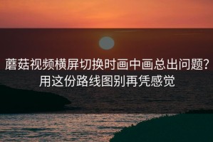 蘑菇视频横屏切换时画中画总出问题？用这份路线图别再凭感觉