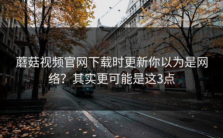 蘑菇视频官网下载时更新你以为是网络？其实更可能是这3点