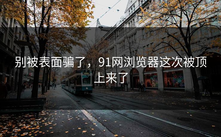 别被表面骗了，91网浏览器这次被顶上来了